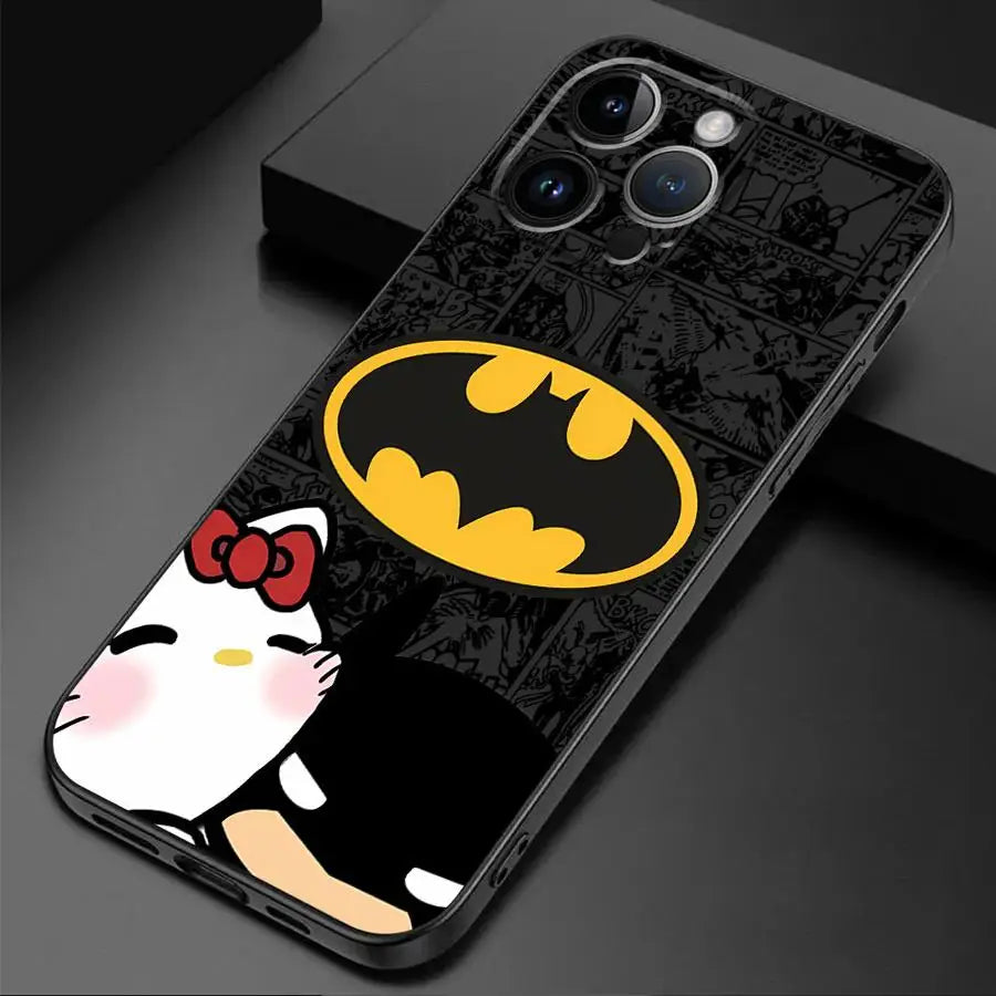 Hello Kitty × Batman iPhone Case