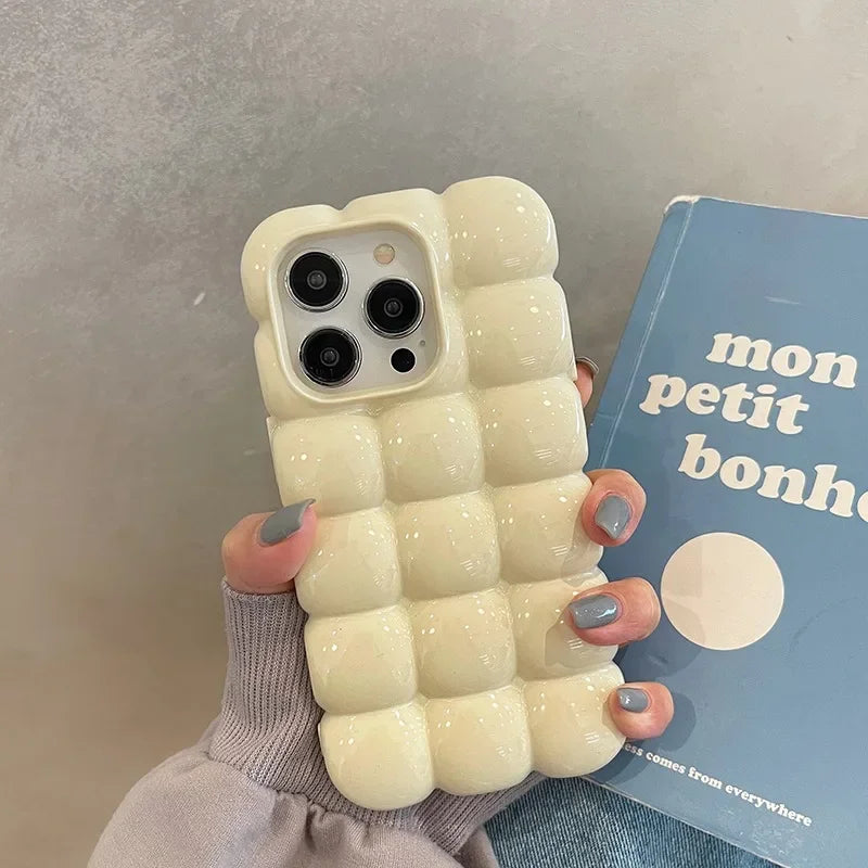 Cute 3D Block Candy Color Case for iPhone