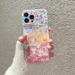 Glitter Floral Phone Case for iPhone