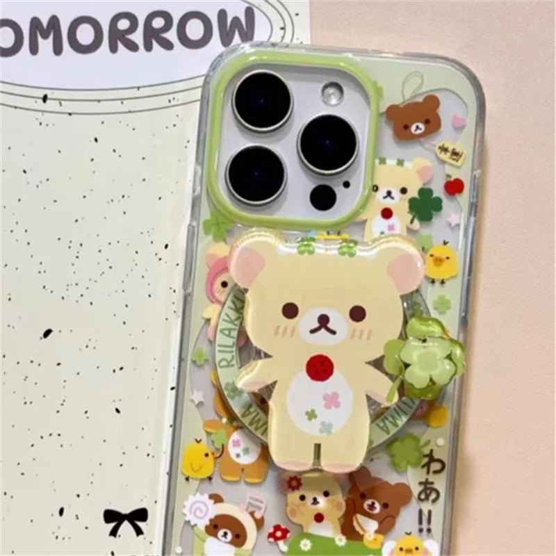 Clover Bear Magnetic Case for iPhone