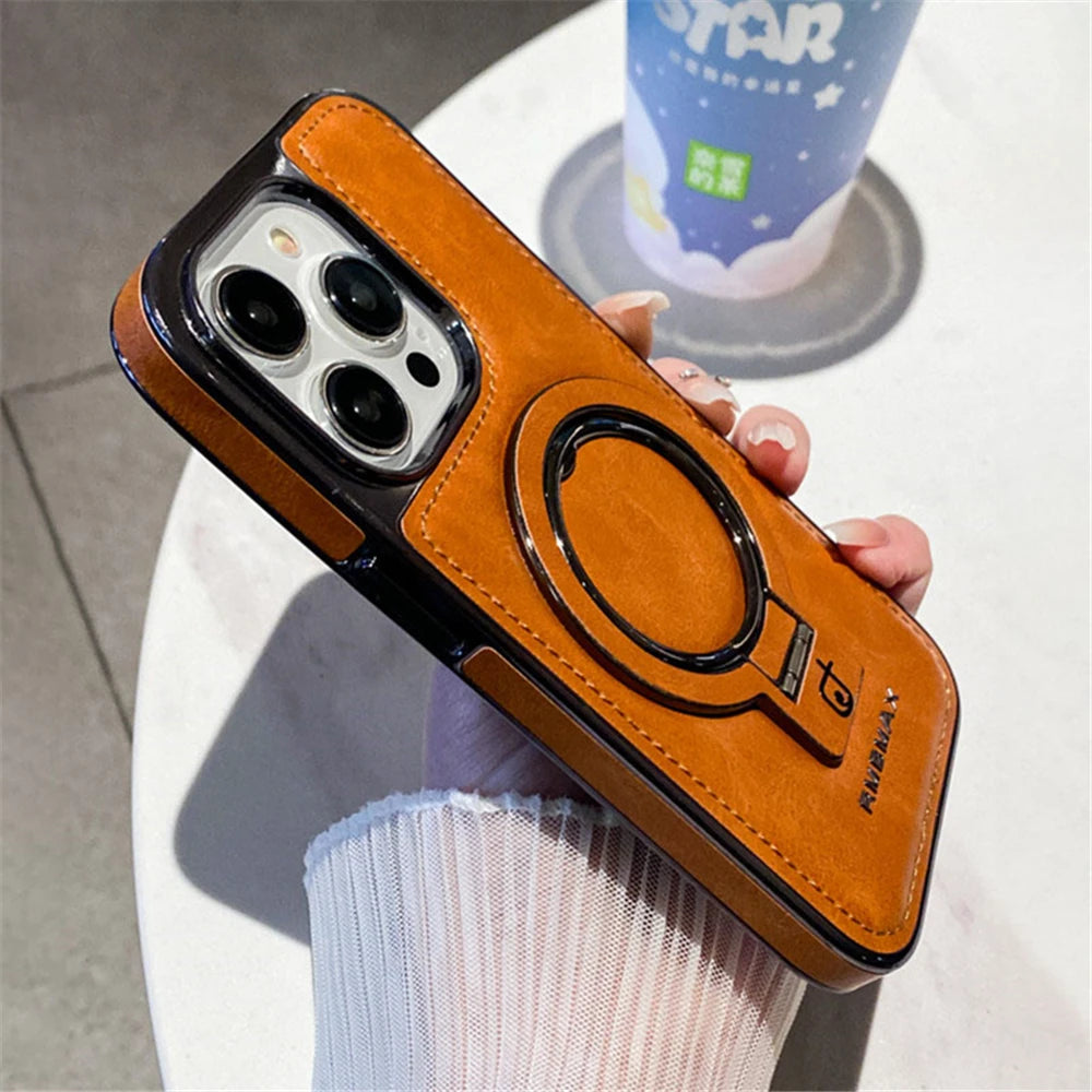 Lambskin Leather MagSafe Case