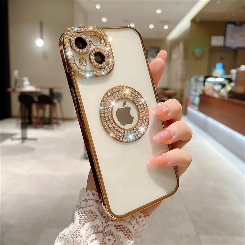 Diamond Glitter Plating Case for iPhone