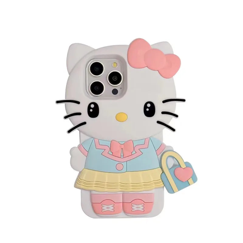 Hello Kitty & Kuromi Handbag Phone Case