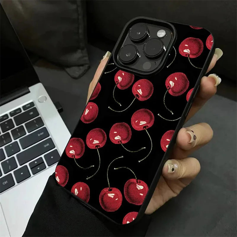Cherry Pattern Phone Case for iPhone