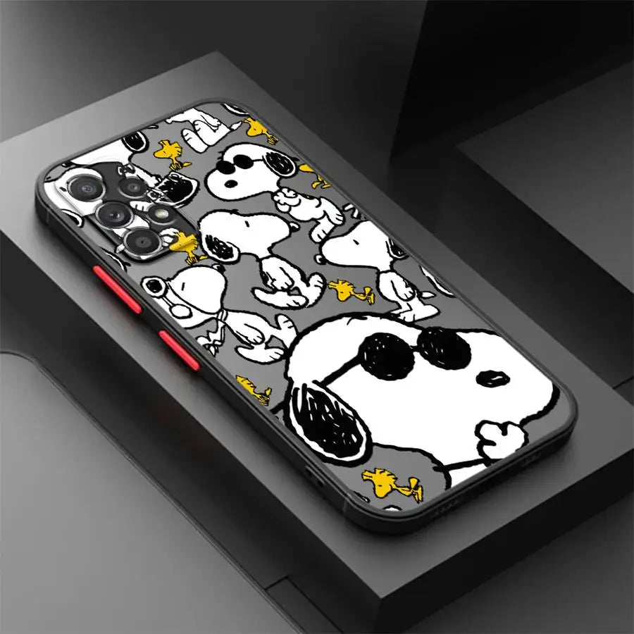 Snoopy Astronaut Cartoon Case for Samsung Galaxy