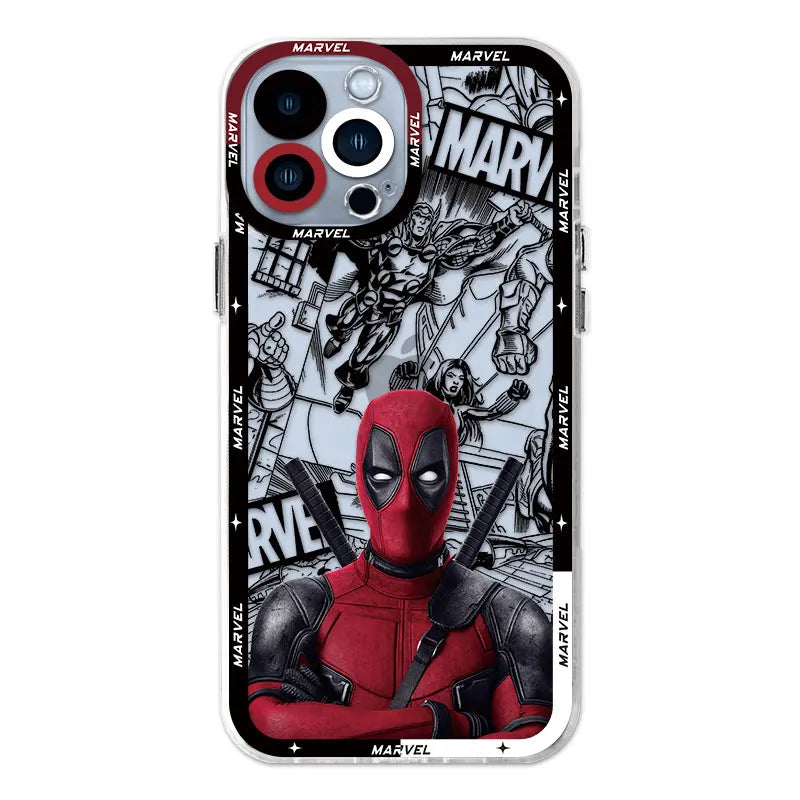 Marvel Deadpool Clear Bumper iPhone Case