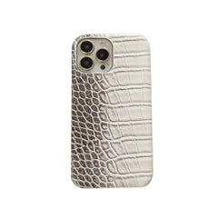 Gradient Crocodile Pattern Leather Phone Case