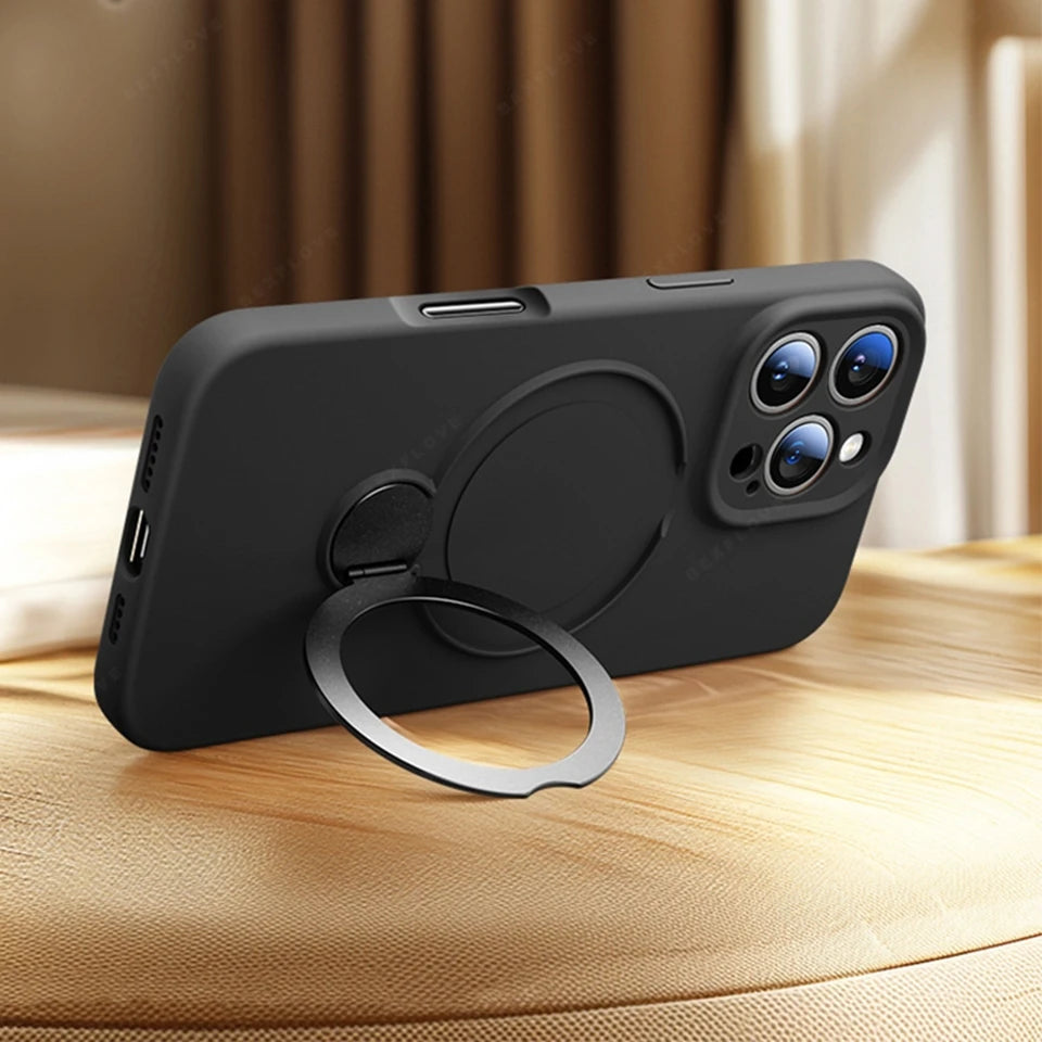 Magsafe Silicone Stand iPhone Case