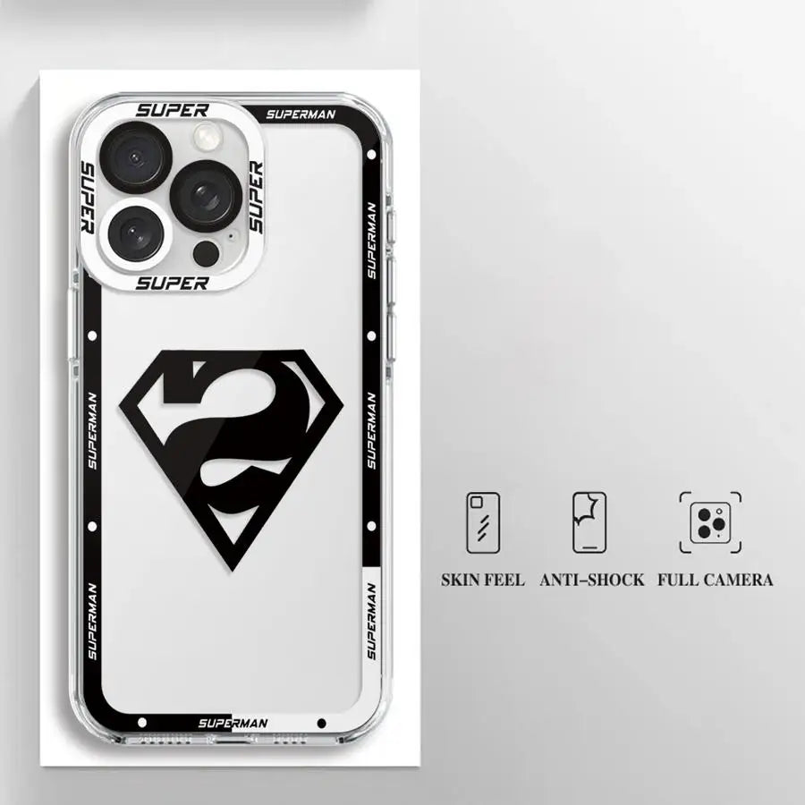 Superhero Cartoon Silicone Phone Case