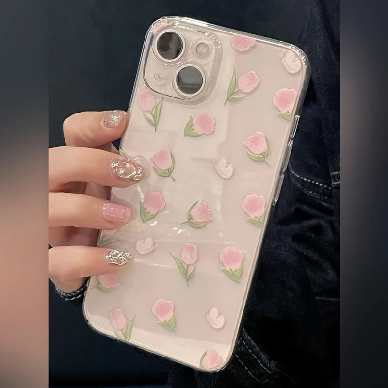Floral TPU Phone Case