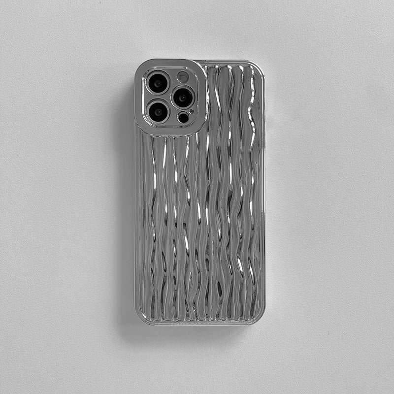 Silver Tin Paper Phone Case