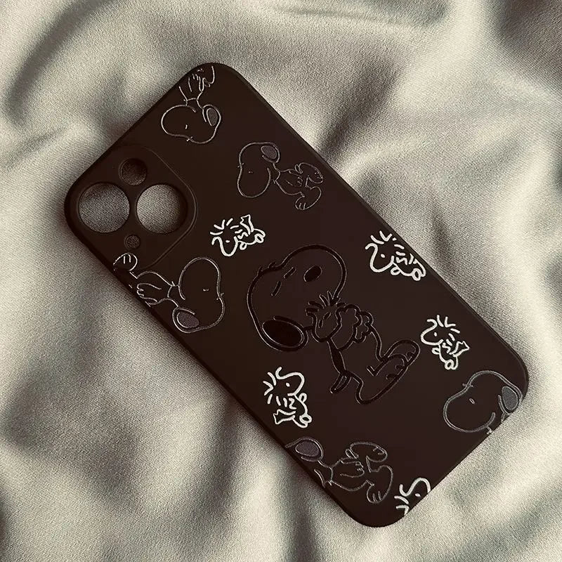 Snoopy Puppy Cartoon Phone Case for iPhone