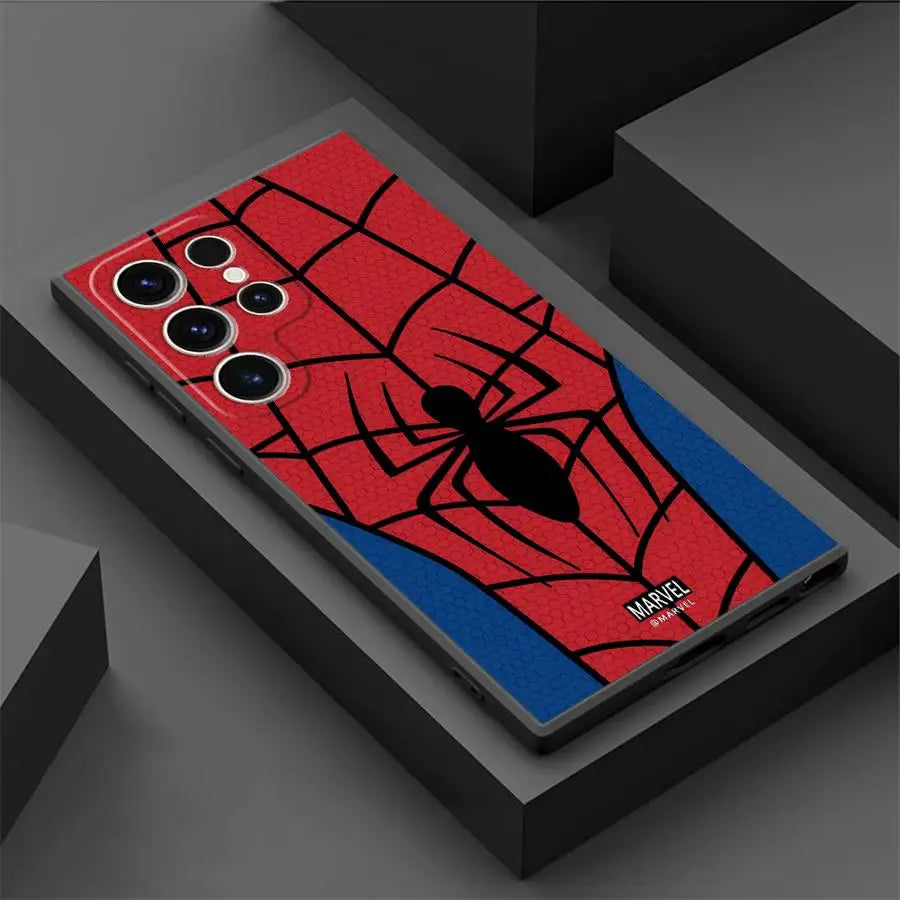 Marvel Spider Man Phone Case for Samsung Galaxy S25 S24 Ultra S20 FE S22 S21 Plus S23 Cover