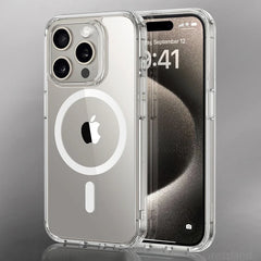 Magnetic Transparent Case For iPhone