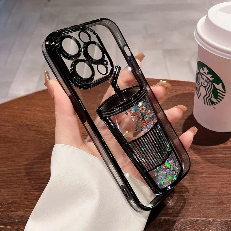 Plating Transparent TPU Phone Case