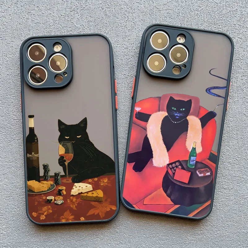 Funny Cat Daily Life Phone Cas