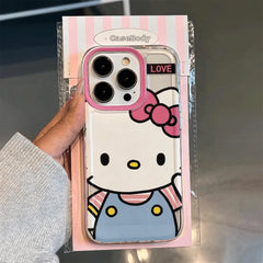Hello Kitty Big Face Bow Strap Phone Case