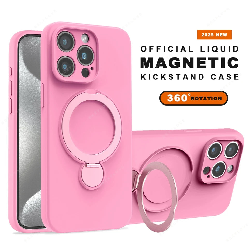 Magsafe Silicone Stand iPhone Case