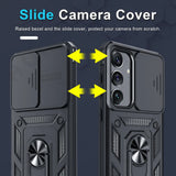Slide Camera Cover Armor Phone Case for Samsung Galaxy