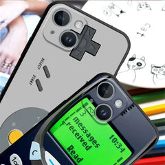 Retro Camera Game Soft Case for iPhone