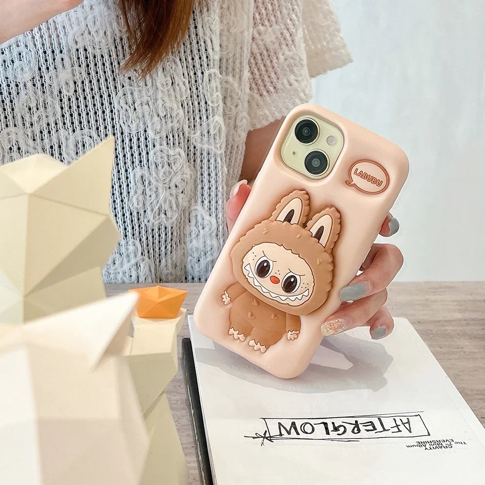 3D Labubu Cartoon Case for iPhone
