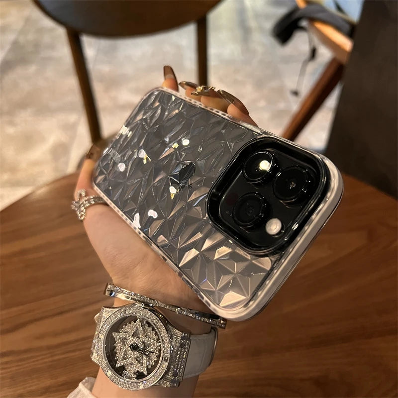 Diamond Glitter Transparent Case for iPhone