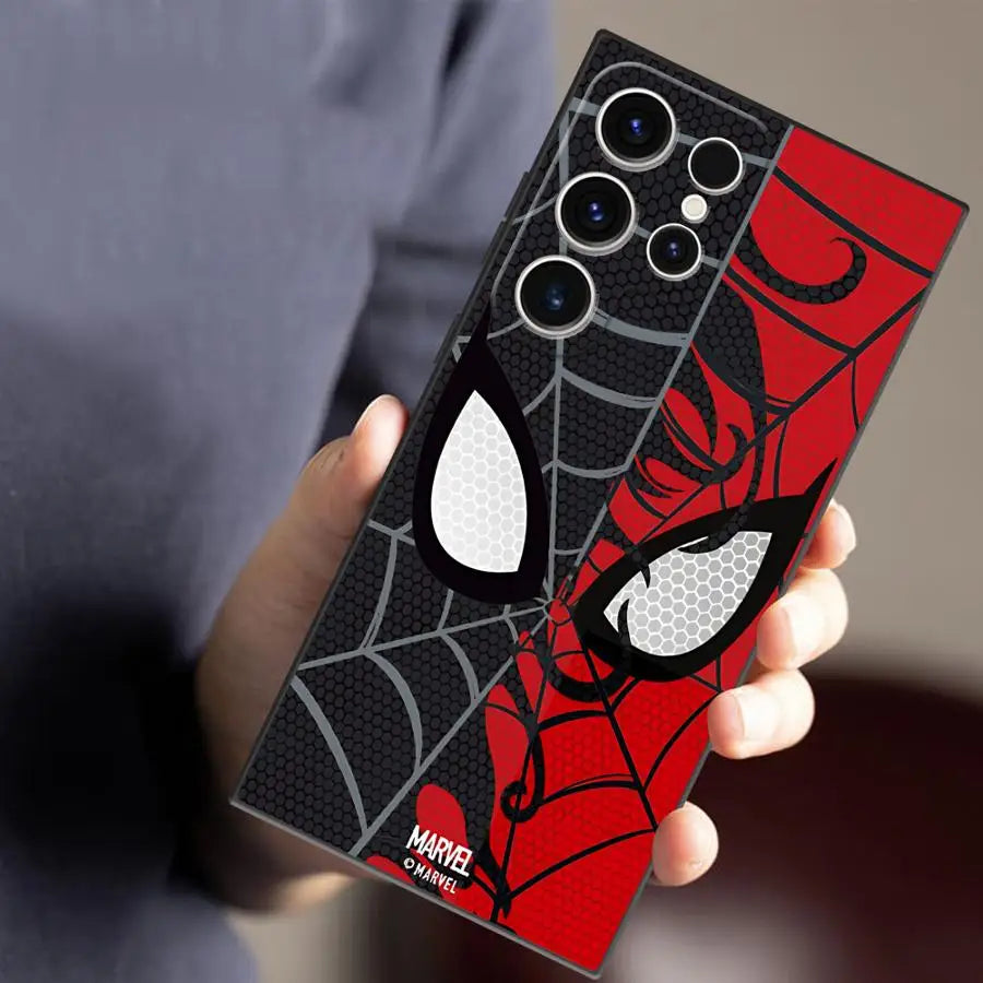 Marvel Spider Man Phone Case for Samsung Galaxy S25 S24 Ultra S20 FE S22 S21 Plus S23 Cover