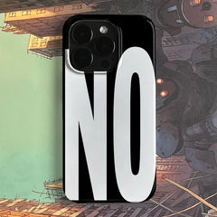 NO and YES Letter Case for iPhone
