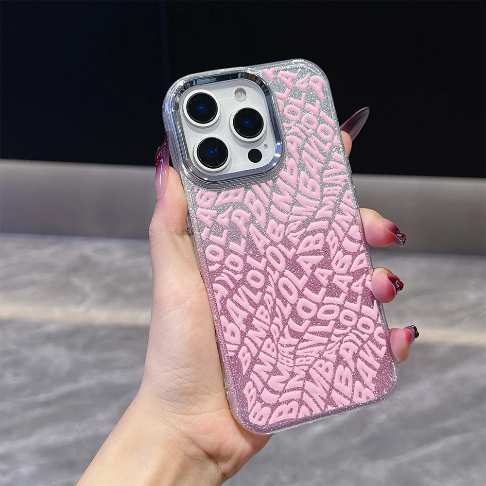 Spanish Letters Transparent Phone Case