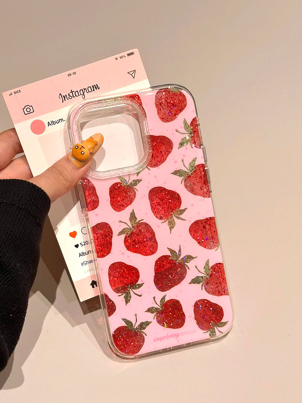 Fruit Glitter Phone Case