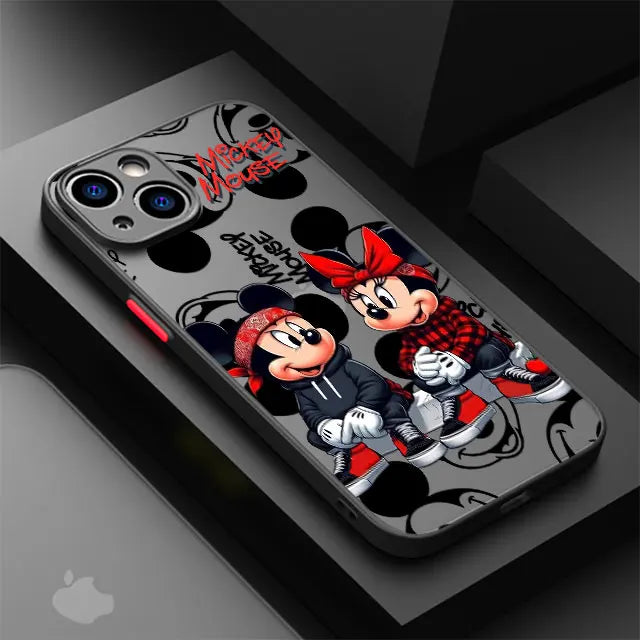 Disney Mickey & Minnie Matte iPhone Case