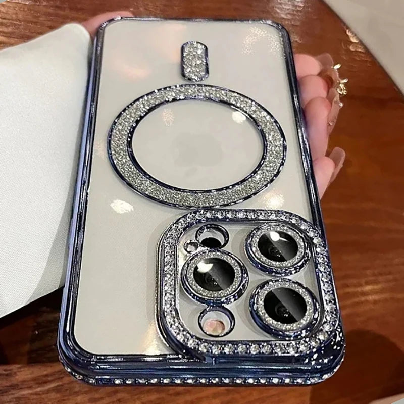 Glitter Magnetic Case for iPhone