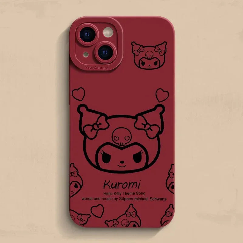 Kuromi Cartoon Phone Case for iPhone