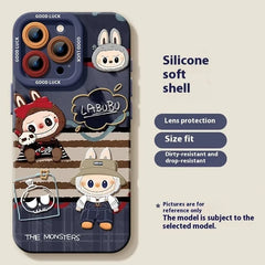 Cute Labubu Phone Case with Rope