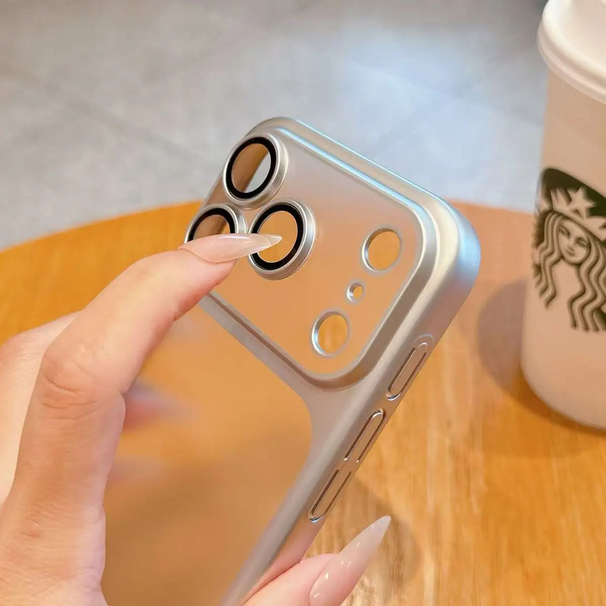 Frosted Transparent Candy Phone Case