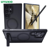 Magnetic Kickstand Case for Samsung Galaxy – Slim, Wireless Charging Compatible