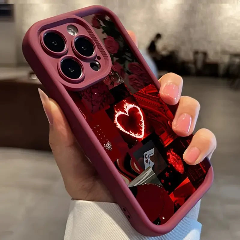 Red Scenery Phone Case for iPhone