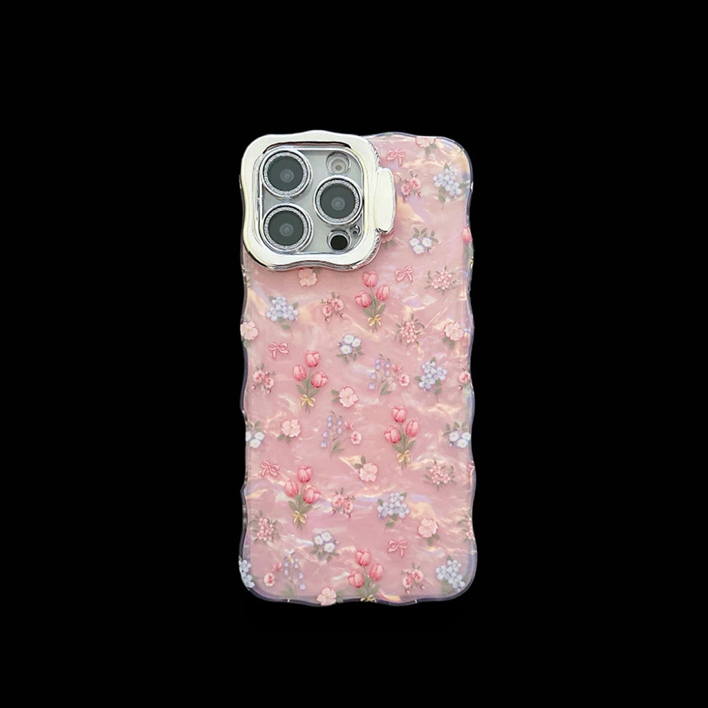 Chic Tulip Pattern Phone Case