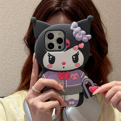 Hello Kitty & Kuromi Handbag Phone Case