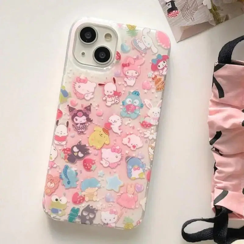 Hello Kitty & Kuromi Cartoon Phone Case
