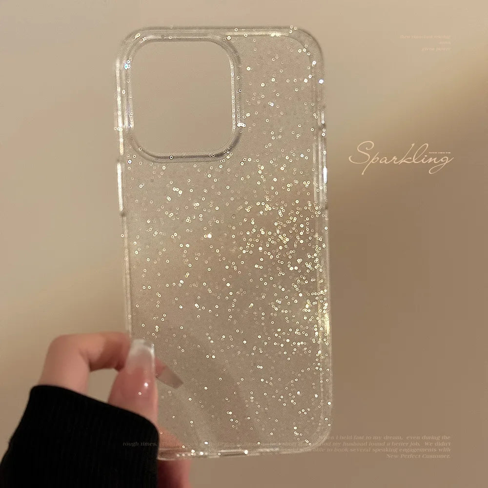 Glitter Clear Phone Case