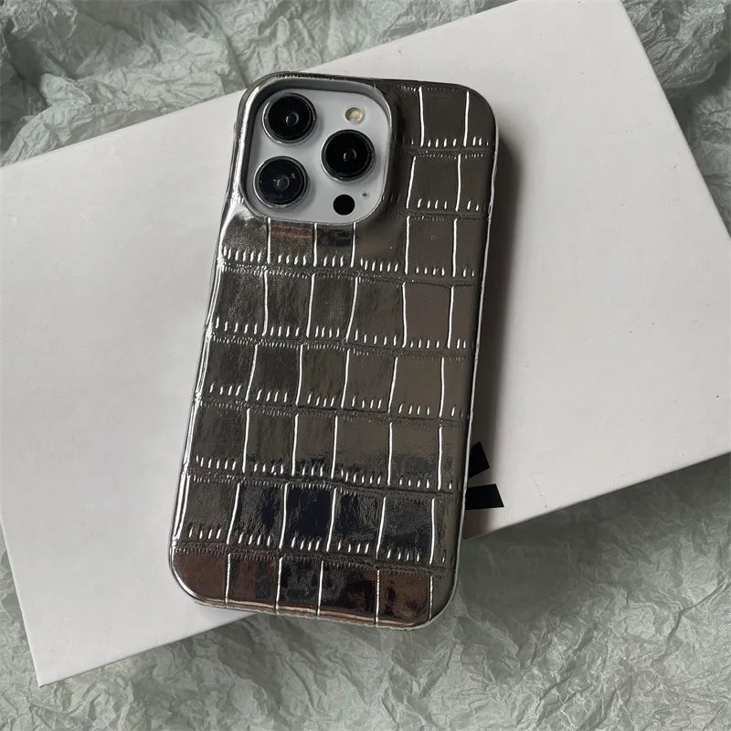 Crocodile Pattern Leather Phone Case