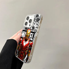 Marvel Iron Man & Spider-Man Wireless Charging Case