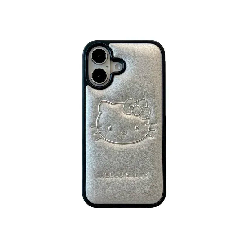 Sanrio Hello Kitty Embossed Leather Phone Case