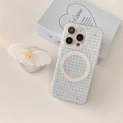 Plaid Magnetic Phone Case