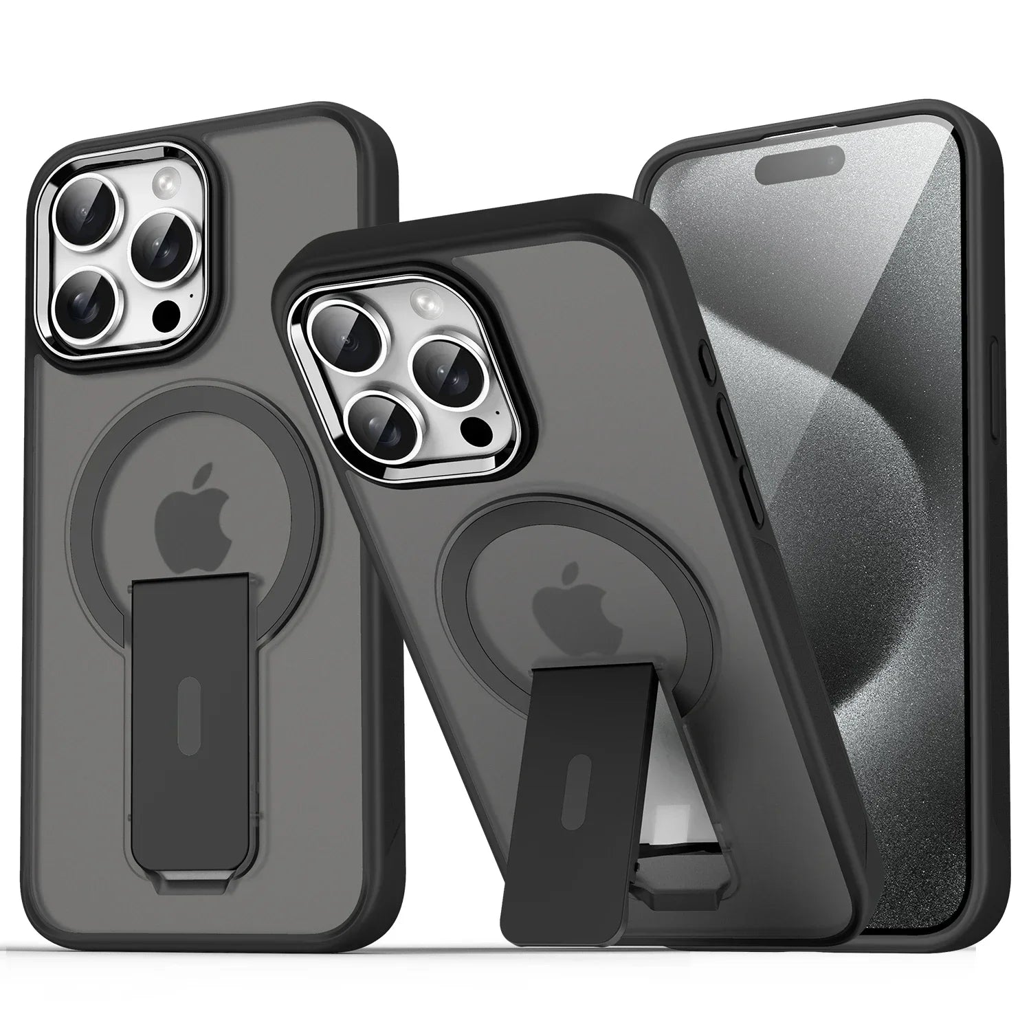Invisible Stand Magnetic Case for iPhone