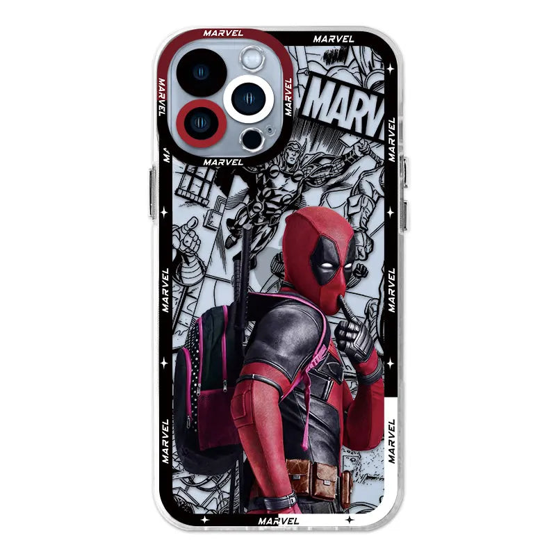 Marvel Deadpool Clear Bumper iPhone Case