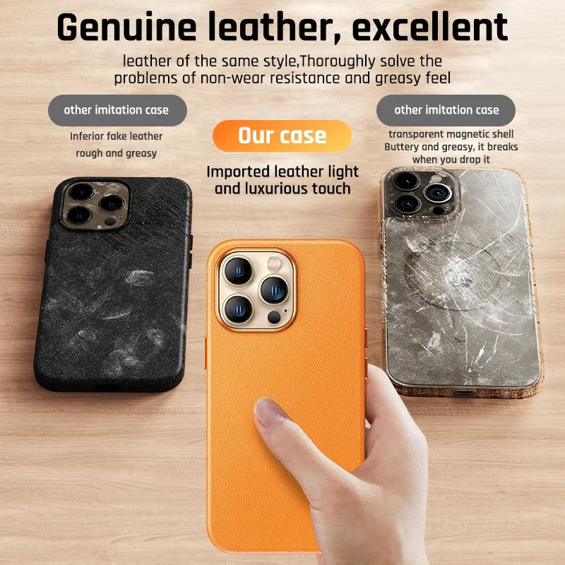 Genuine Leather Magsafe Case