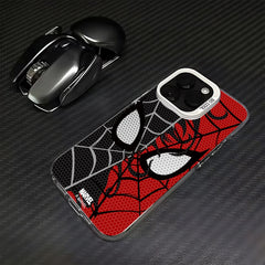 Spider-Net Black Red iPhone Case