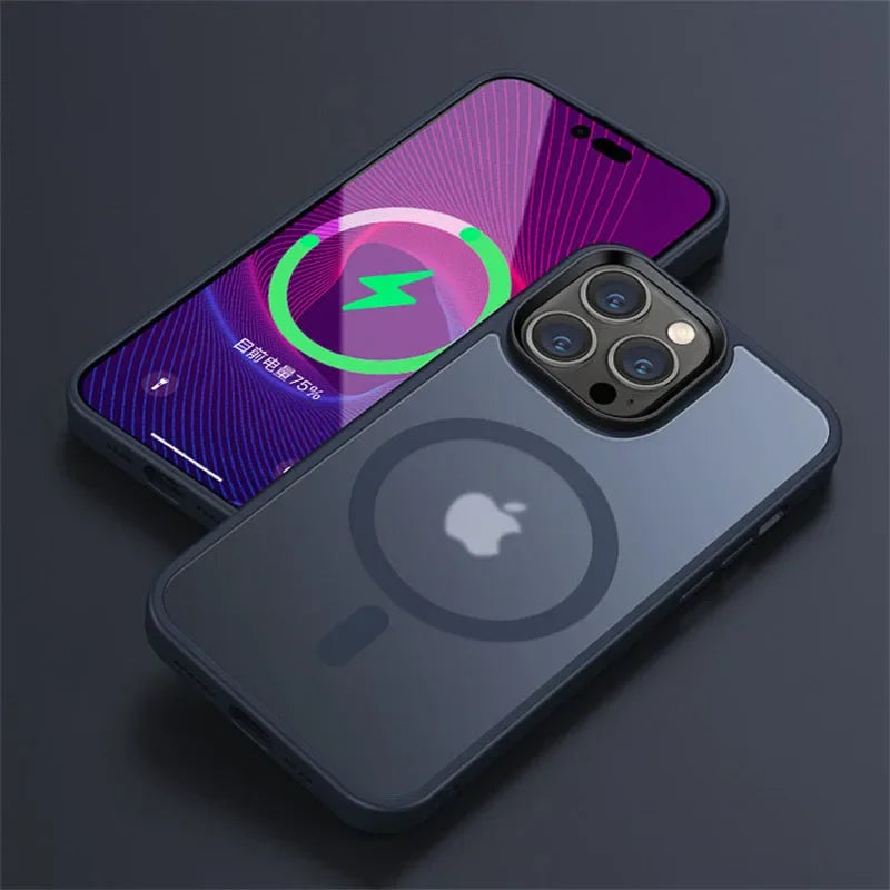 Magnetic Matte Magsafe Case for iPhone